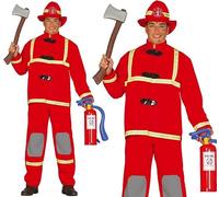 Guirca 88143 - Fireman Adult Size XL 54-56