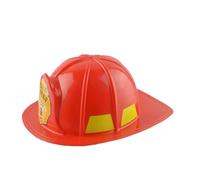 Adult Fireman Hat - Realistic Role Play Firefighter Helmet Toy, Plastic Pretend Play Fire Chief Helmet Costume Party Favors