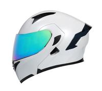 Adult Flip up Motorcycle Helmet with Dual lens All season Lightweight Full face Helmets with Wind Protection System for Scooter Riding Street Bikes