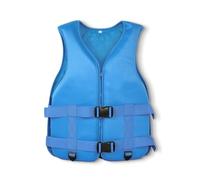 Adult Float Jacket with Adjustable Belt and Zipper, Float Jacket for Kayaking, Surfing, Paddle Boating, Fishing, Skiing, Calm Inland Waters(Blue,XXL)