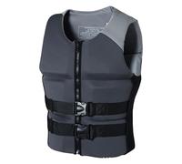 Adult Float Jacket with Adjustable Zipper and Buckles, Neoprene Swimming Float Jacket for Kayaking, Surfing, Fishing and All Water Sports Activities(A,M)