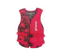 Adult Float Jacket with Zipper and Adjustable Straps, Float Jacket for Fishing Kayaking Surfing Rafting Water Sports(Red,M)