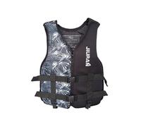 Adult Float Jacket with Zipper and Adjustable Straps, Float Jacket for Fishing Kayaking Surfing Rafting Water Sports(Black A,M)