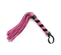 Adult Flogger Fetish Bondage BDSM Fun Sex Game Whip Leather Erotic Sexy Slave Spanking Paddle Sex Toys for Women Couples Pink One Size