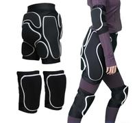 Adult for snowboard Hip Guards Discreet Fit Under Pants Adult | Focused tailbone safety, reduces fear, heat-pressed material, essential for downhill