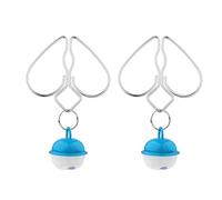 Adult Games Nipple Rings Non Piercing Nipple Clips Play of Metal Peach Heart for Adult Bondage Gear & Accessories Sex Toys White Blue One Size