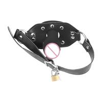 Adult Games Sex Toys Sex Products Sm Bondage Fetish Mouth Plug Open Mouth Gag Inflatable Penis Gag Type Two One Size
