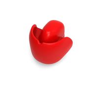 Adult Games Ultra Restrictive Ball Gag for Oral Cavity to Be Worn Under A Mask Oral Cavity Tongue is Virtually Fixed for Couple(Red)