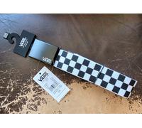 Adult Genuine VANS Black / White Check UNISEX DEPPSTER Webbed BELT Tags BLT2
