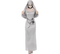 Adult Ghost Costume Ladies Ghost Pirate Nun Fancy Dress Halloween Outfit