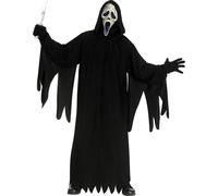 Adult Ghost Face® DELUXE Scream V1 AGED Costume (One Size) Halloween Fancy Dress