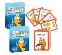 Adult Go Fish Card Game Go F*ck Yourself! The Goes Fish Game of Life's Little Humiliations,Card Games for Adults,Incohearent Card Game,Classic Interactive Fun Family and Educational Games (2 Pcs)