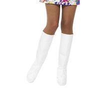 Adult GoGo Boot Covers 60s 70s 80s Icon Disco Fancy Dress Accessory