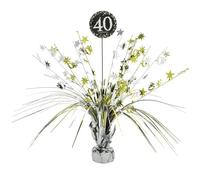 Adult Gold Celebration 40th Centerpiece Spray