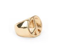 Adult gold hippie ring