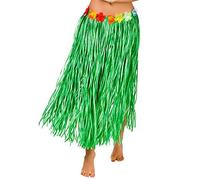 Adult Green Hawaiian Hula Skirt - Long (80cm) - Plus Size