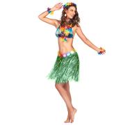 Adult Green Short Hawaiian Skirt