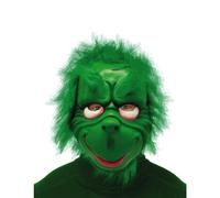 Adult Grumpy Green Christmas Creature Mask
