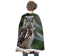 Adult Halloween Capes Vampire Cape Witch Cloak Wizard Robe for Women Men | Superhero Cape Reversible Cloak Wild Owl Birds Dress Up Capes for Halloween Cosplay Costumes