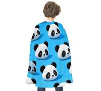 Adult Halloween Capes Vampire Cape Witch Cloak Wizard Robe for Women Men | Superhero Cape Reversible Cloak Red Panda Grid Dress Up Capes for Halloween Cosplay Costumes