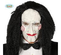 Men's Latex Puppet Jigsaw Mask With Hair