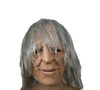 Adult Halloween Mask,Halloween Horror Mask Terror Ghost Devil Mask Masks Creepy Creepy Horror Latex Full Head Mask Realistic Costume Accessory for Halloween Creepy Cosplay Props