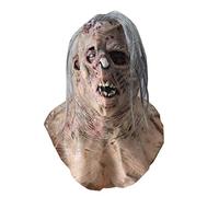 Adult Halloween Mask, Halloween Skeleton Face Masks For Adults Bleeding Ghost Face Mask Masks Adults Women Creepy Horror Latex Full Head Costumes for Creepy Cosplay Props