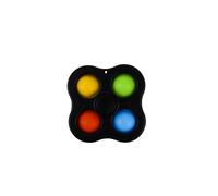 () Adult Hand Spinner Anti-Anxiety Autism Stress Relief Gadget Key Chain Push Pop Bubble EDC Fidget