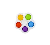 () Adult Hand Spinner Anti-Anxiety Autism Stress Relief Gadget Key Chain Push Pop Bubble EDC Fidget