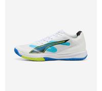 Adult Handball Shoes Accelerate 4 Turbo - White/blue/yellow/red