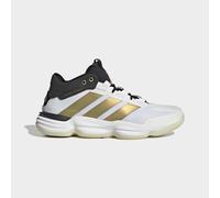 Adult Handball Shoes - Court Stabil - White - Black And Gold
