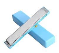 Adult Harmonica Polyphony Harmonica Recommended For Beginners To Play Professional In C(Blue)