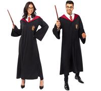 Adult Harry Potter Gryffindor Robe Licensed Wizard Costume Cloak Fancy Dress