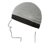 Adult Headband Breathable Base Wig Cap Dome Cap Wide Edge Elastic Shaping Round Hat Summer Wicking Beanie Cap Hat for Women & Men Caps Mens Snowboard Hat (Grey, One Size)
