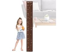 Adult Height Growth Chart - Wooden Wall, Measuring Ruler Fun Cartoon Design, Accurate Kids Size Tracking, Easy Installation and Long-Lasting Material | for Children Room Bedroom Nursery Play