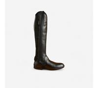 Adult Horse Riding Classic Synthetic Half-chaps - Black