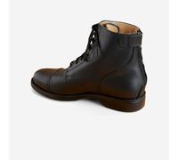 Adult Horse Riding Lace-up Leather Boots Paddock 560 - Black
