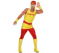 Adult Hulk Hogan Fancy Dress Costume Large