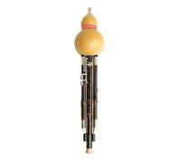 Adult hulusi flute Keyed Hulusi Professional Flute D Minor Left Hand Adult Student 7 Holes Plus 3 Keys Wide Range Musical Instrument