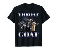 Adult Humor Throat Goat Joke Inappropriate Naughty Saying Value Graphic T-Shirt