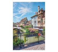 Adult Illustrated Jigsaw Puzzle, Colmar City, 1000 PCS