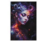 Adult Illustrated Jigsaw Puzzle, Cracks in My Mind, 1000 PCS