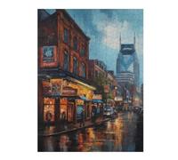 Adult Illustrated Jigsaw Puzzle, Nashville Charm USA, 500 PCS