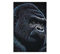 Adult Illustrated Jigsaw Puzzle, Splash Paint Gorillas, 1000 PCS