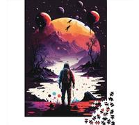 Adult Impossible Puzzles Experience Alien Worlds 1000 Piece Jigsaw Puzzles Wooden Jigsaw Puzzle Gifts For Adults 1000pcs (75x50cm)