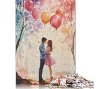 Adult Impossible Puzzles Happy Lovers 1000 Piece Jigsaw Puzzles Paper Jigsaw Puzzle For Adults 1000pcs (38x26cm)