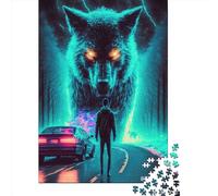 Adult Impossible Puzzles Mutant Wolf 1000 Piece Jigsaw Puzzles Paper Jigsaw Puzzle For Adults 1000pcs (38x26cm)