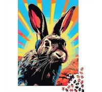 Adult Impossible Puzzles Rabbit 1000 Piece Jigsaw Puzzles Wooden Jigsaw Puzzle For Adults 1000pcs (75x50cm)