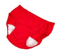 Adult Incontinence Pants Waterproof Cotton Reusable for Travel Driving | Easy to Wear, Breathable Design, Red Colour, Suitable for Adults after Surgery and Disabled Users