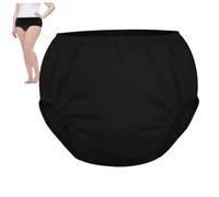 Adult Incontinence Plastic Pants - Leak-Proof Waterproof Underwear, PE Material for Elderly Care and Bedwetting Protection, Black S Incontinence and ostomy